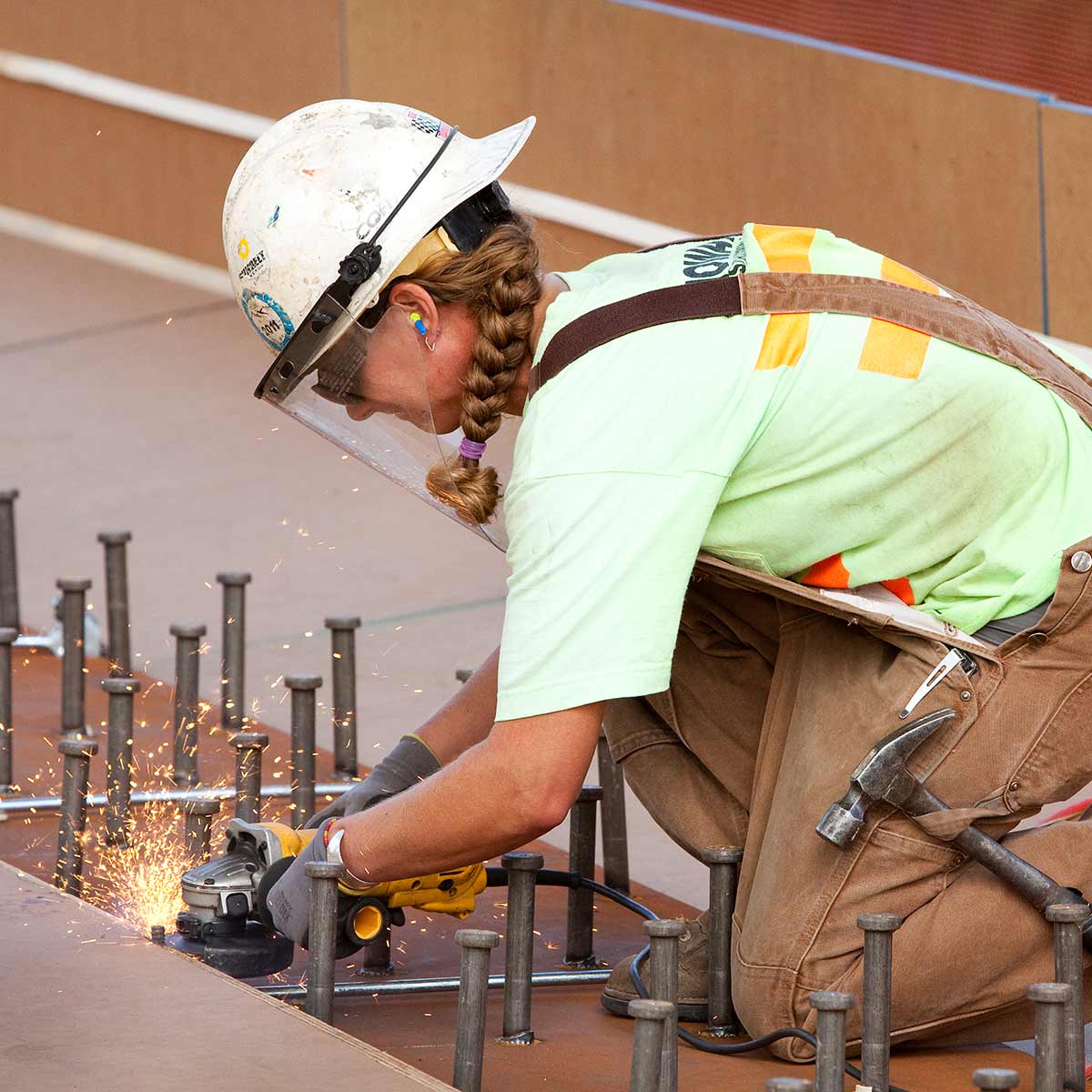 photo of a construction worker