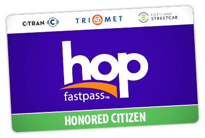 Honored Citizen Hop card