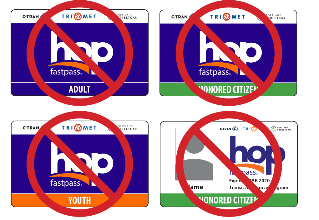 cards not valid Hop card on LIFT