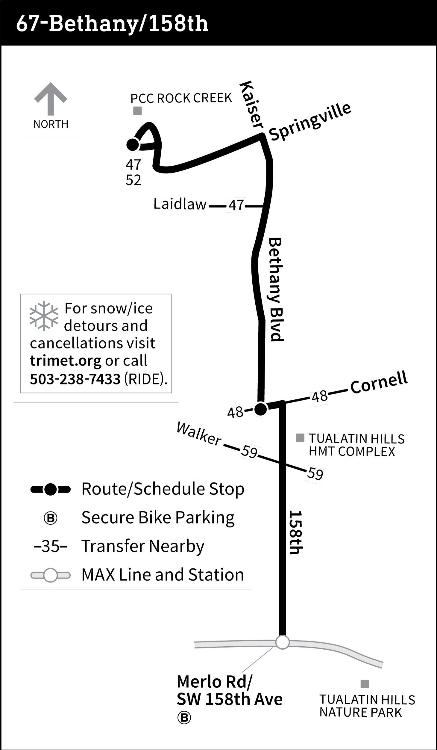 Bus Line 67 route map