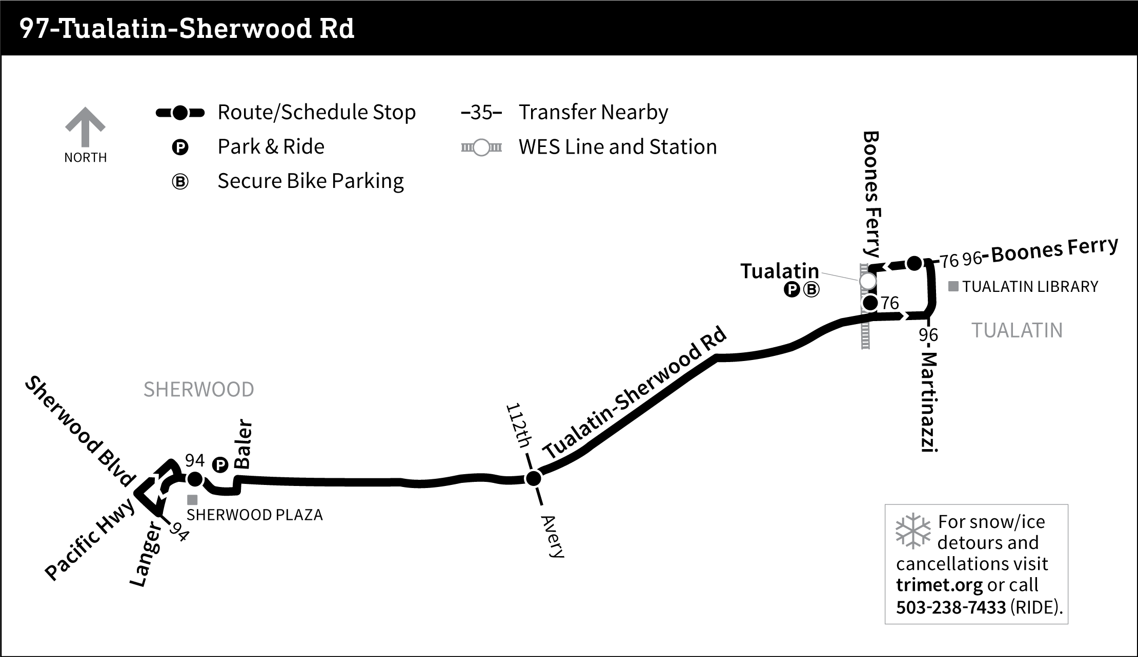 Bus Line 97 route map