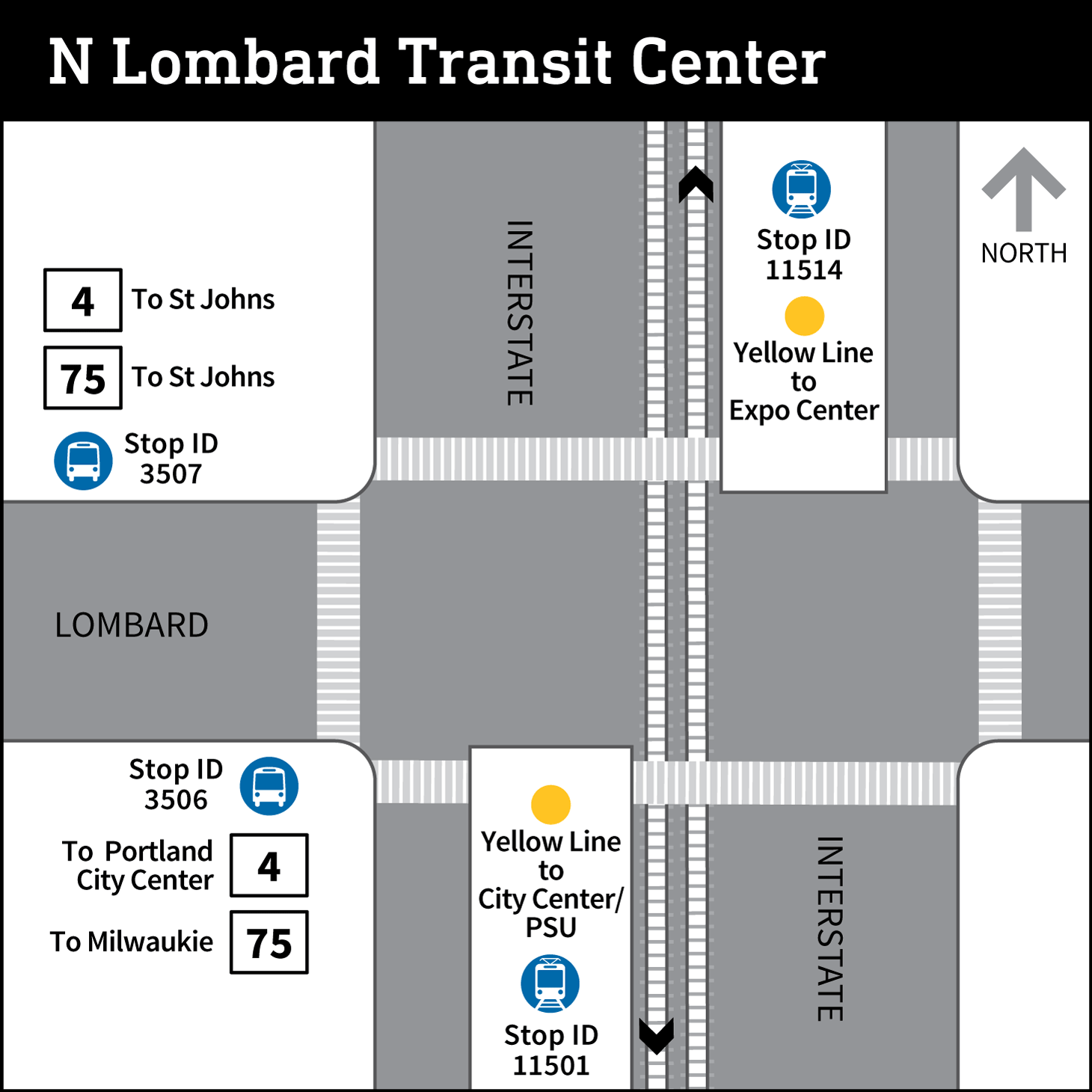 N Lombard Transit Center