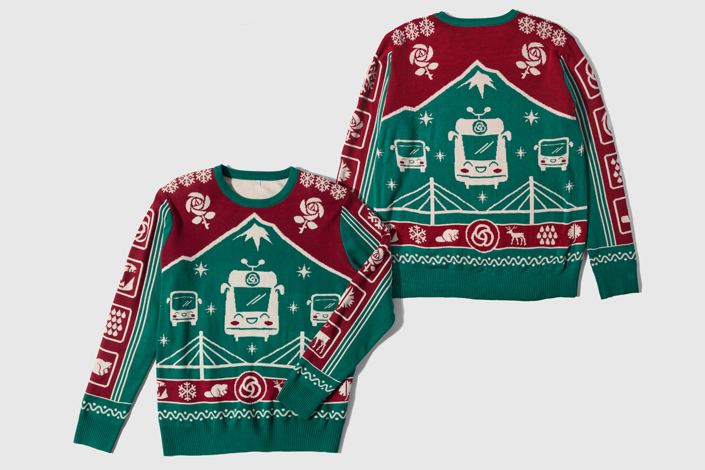 Limited Edition TriMet 2025 Holiday Sweater
