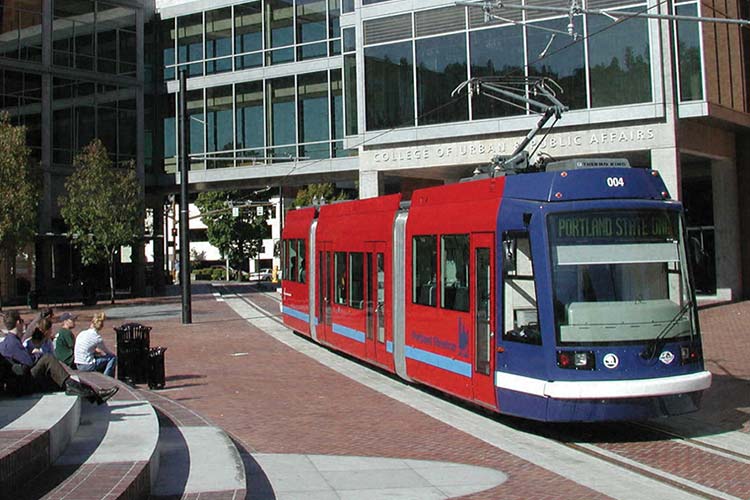 Portland Streetcar at PSU